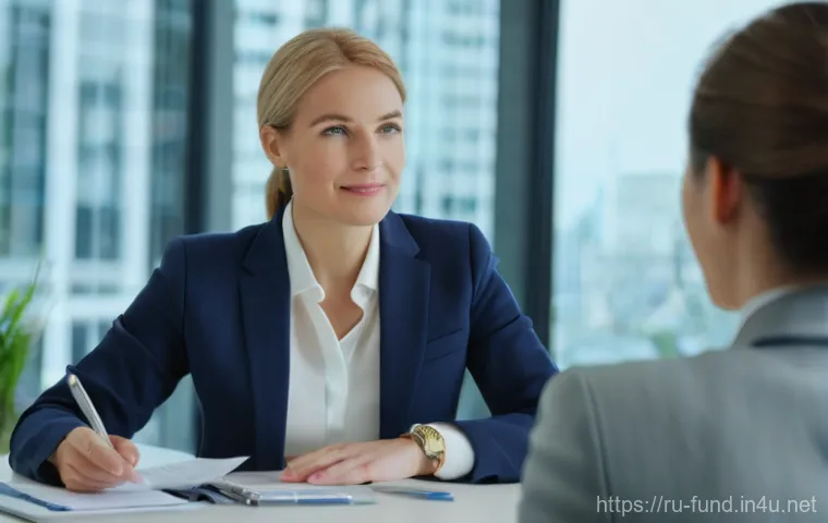펀드투자상담사로서 필요한 소프트 스킬 - **Prompt 1: Empathetic Financial Advisor in Active Listening**
"A medium shot of a male financia...