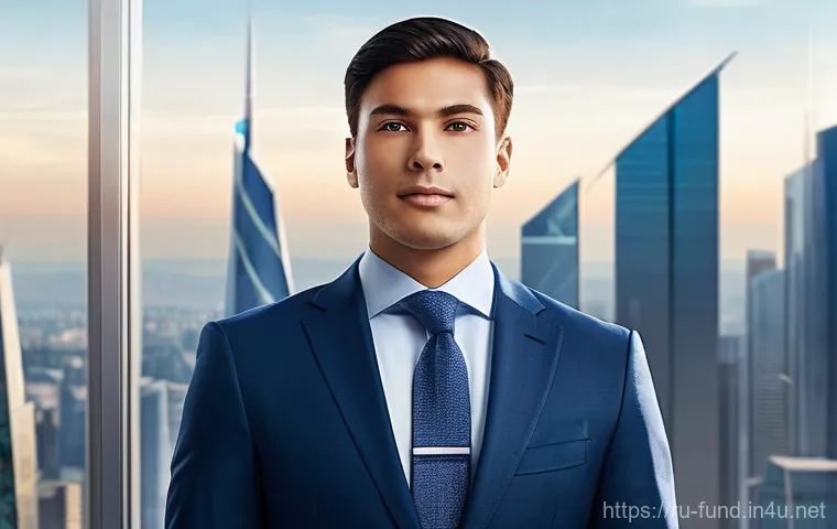펀드투자상담사 자격증 취득 팁 - **Prompt 1: The Foundation of Trust and Aspiration**
A diverse young professional, in smart busi...