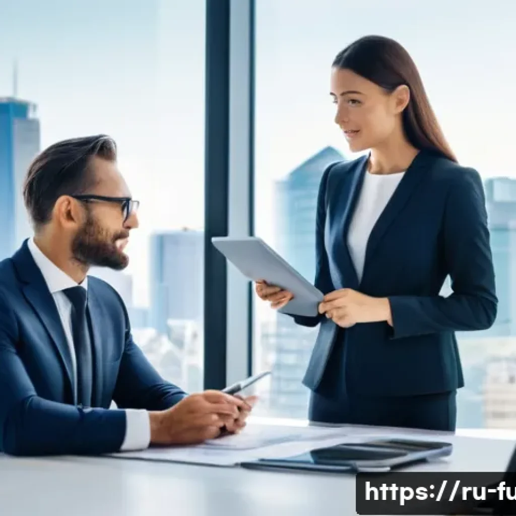 펀드투자상담사와 연관된 금융기관 분석 - **Prompt 1: Financial Consultation in a Modern Office**
A realistic photograph of a professional...