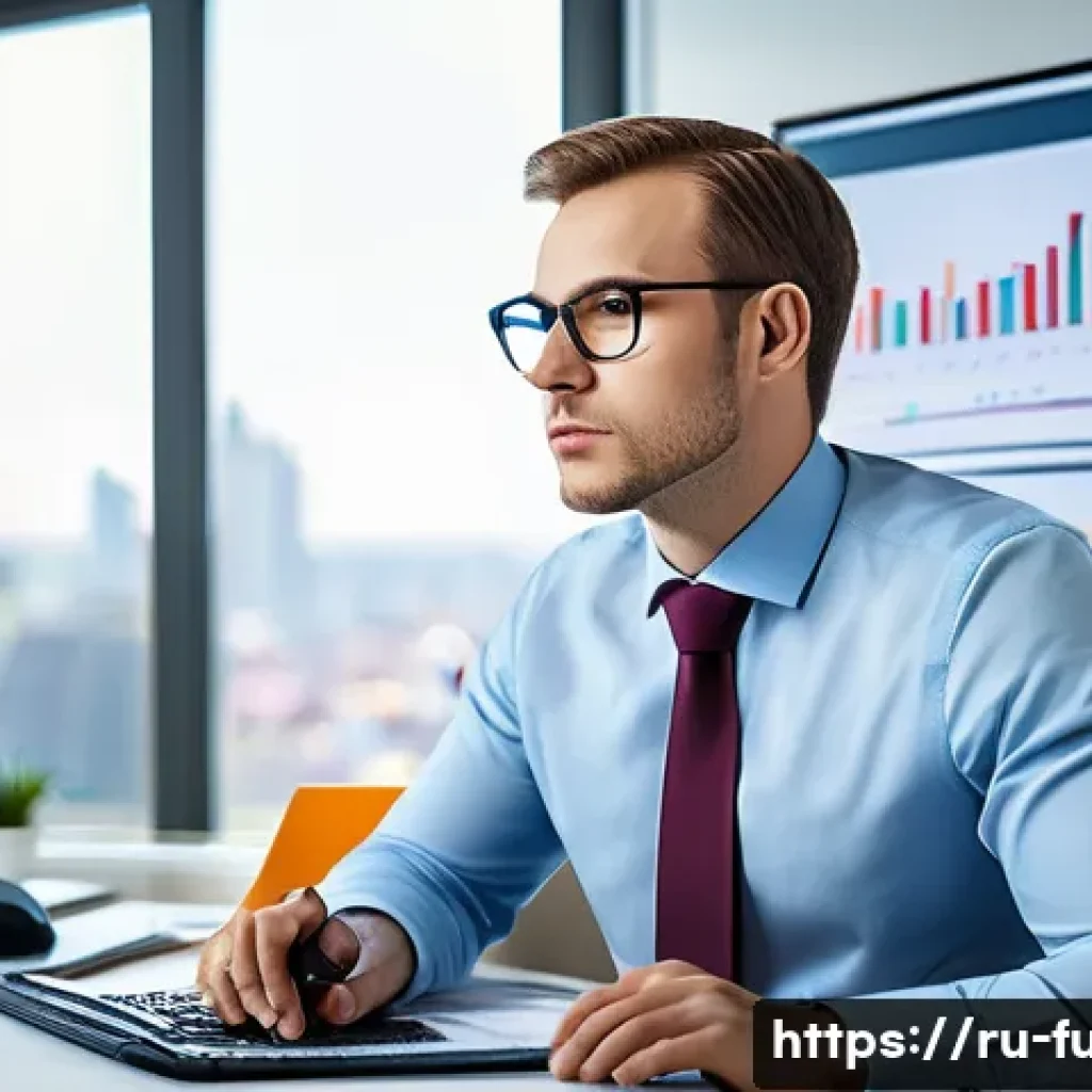 펀드투자상담사와 자격증 시험 후기 - A professional Russian investment consultant in a modern office setting, analyzing financial market ...