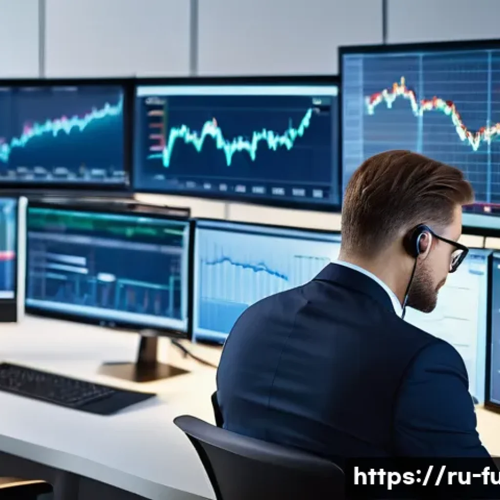 펀드투자상담사와 글로벌 금융 시장 사례 - A professional financial advisor in a modern office environment, analyzing diverse global economic i...