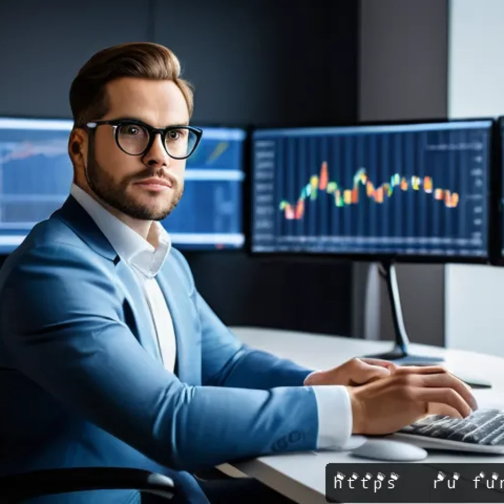 펀드투자상담사 자격증 트렌드 변화 - A modern financial consultant in a sleek office environment, sitting at a desk with multiple compute...